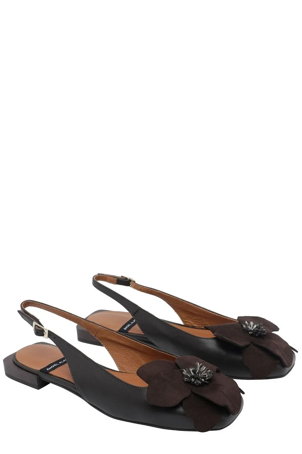 Angel Alarcon Floral Slingback Pumps