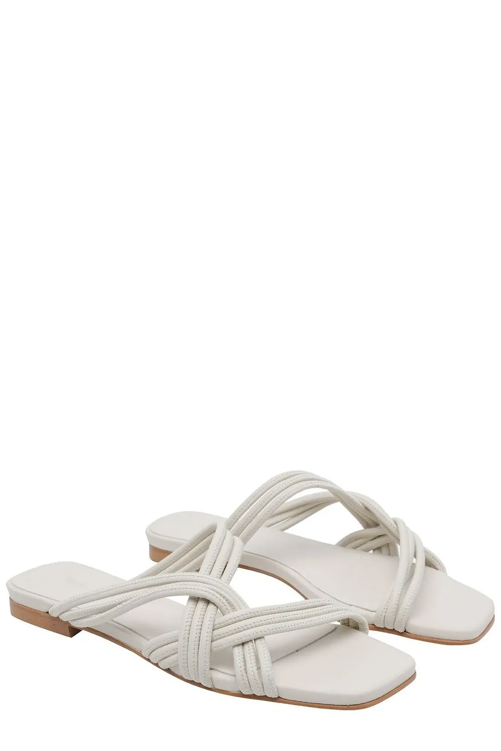 Angel Alarcon Knotted Strap Flat Sandals