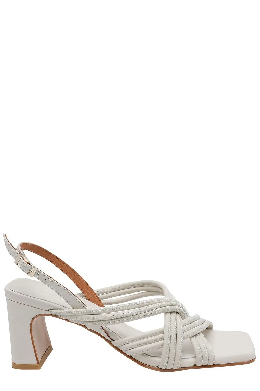 Angel Alarcon Knotted Strap Heeled Sandals