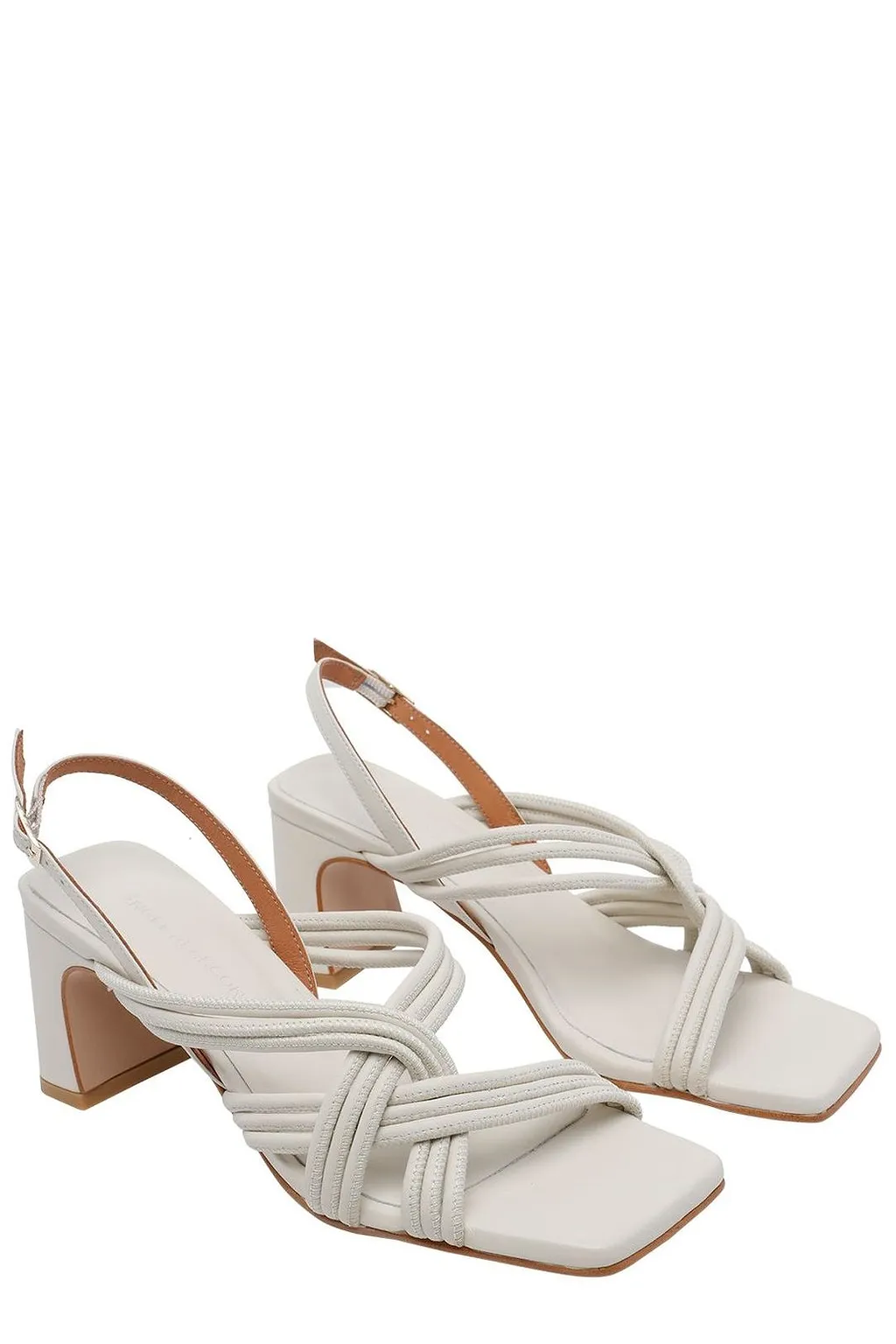 Angel Alarcon Knotted Strap Heeled Sandals