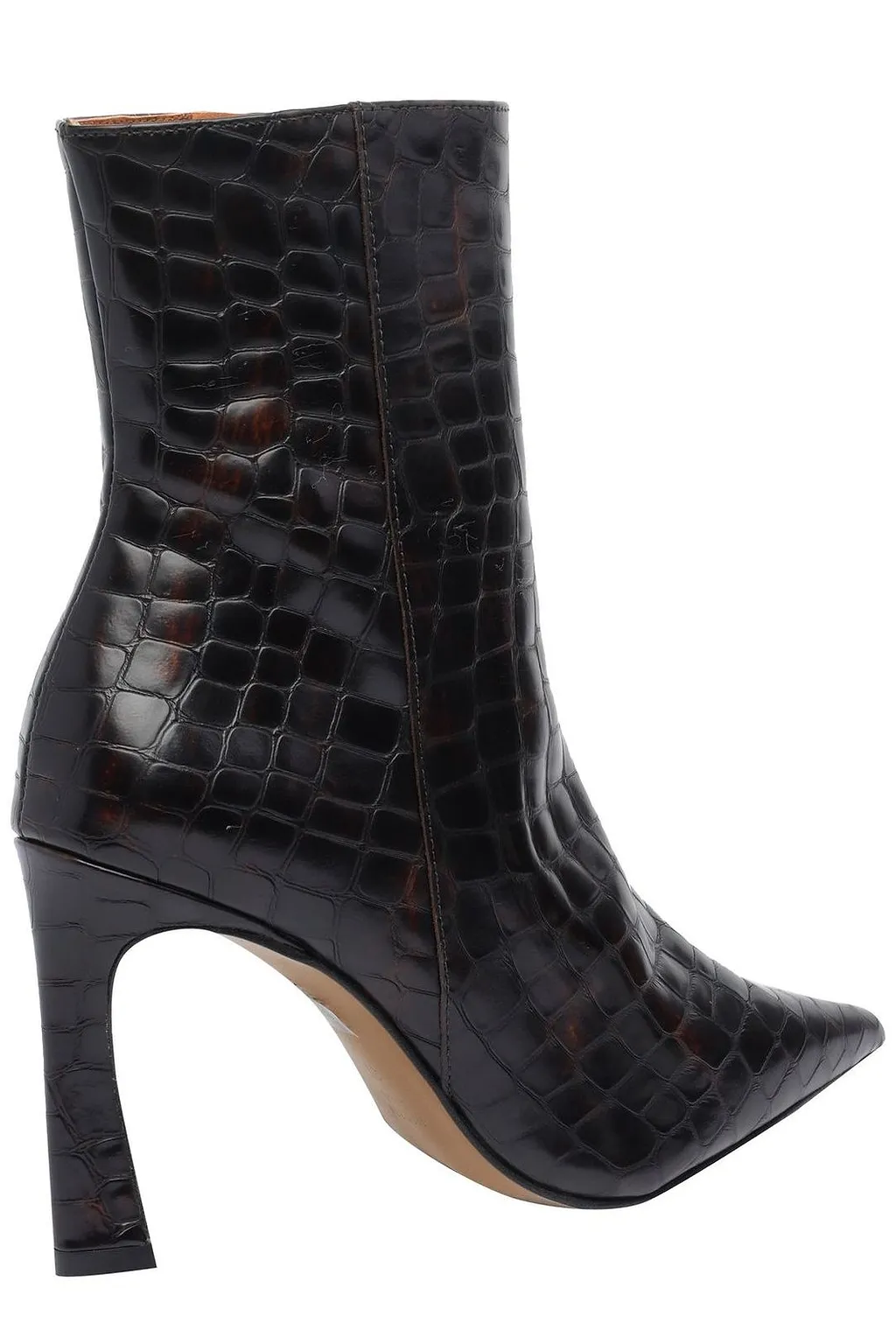 Angel Alarcon Pointed Toe Zip Boots