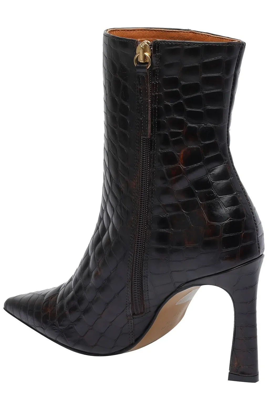 Angel Alarcon Pointed Toe Zip Boots