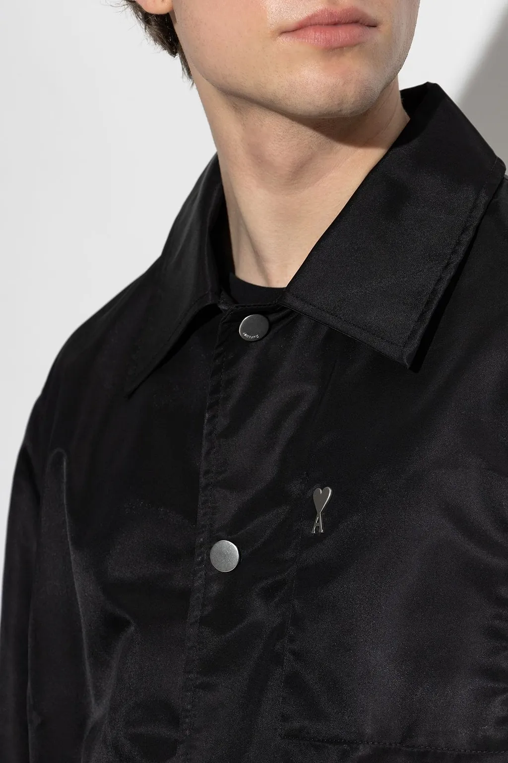 Ami Ami De Coeur Stud Buttoned Jacket