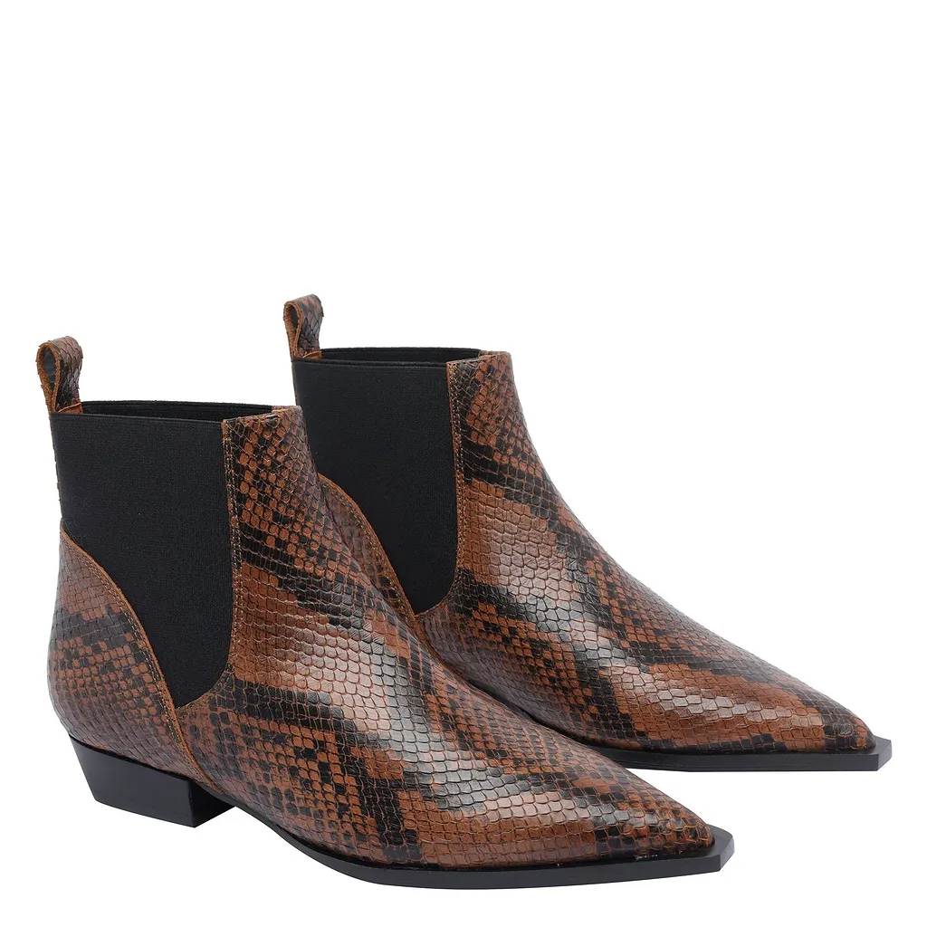 Angel Alarcon Textured Ankle Boots