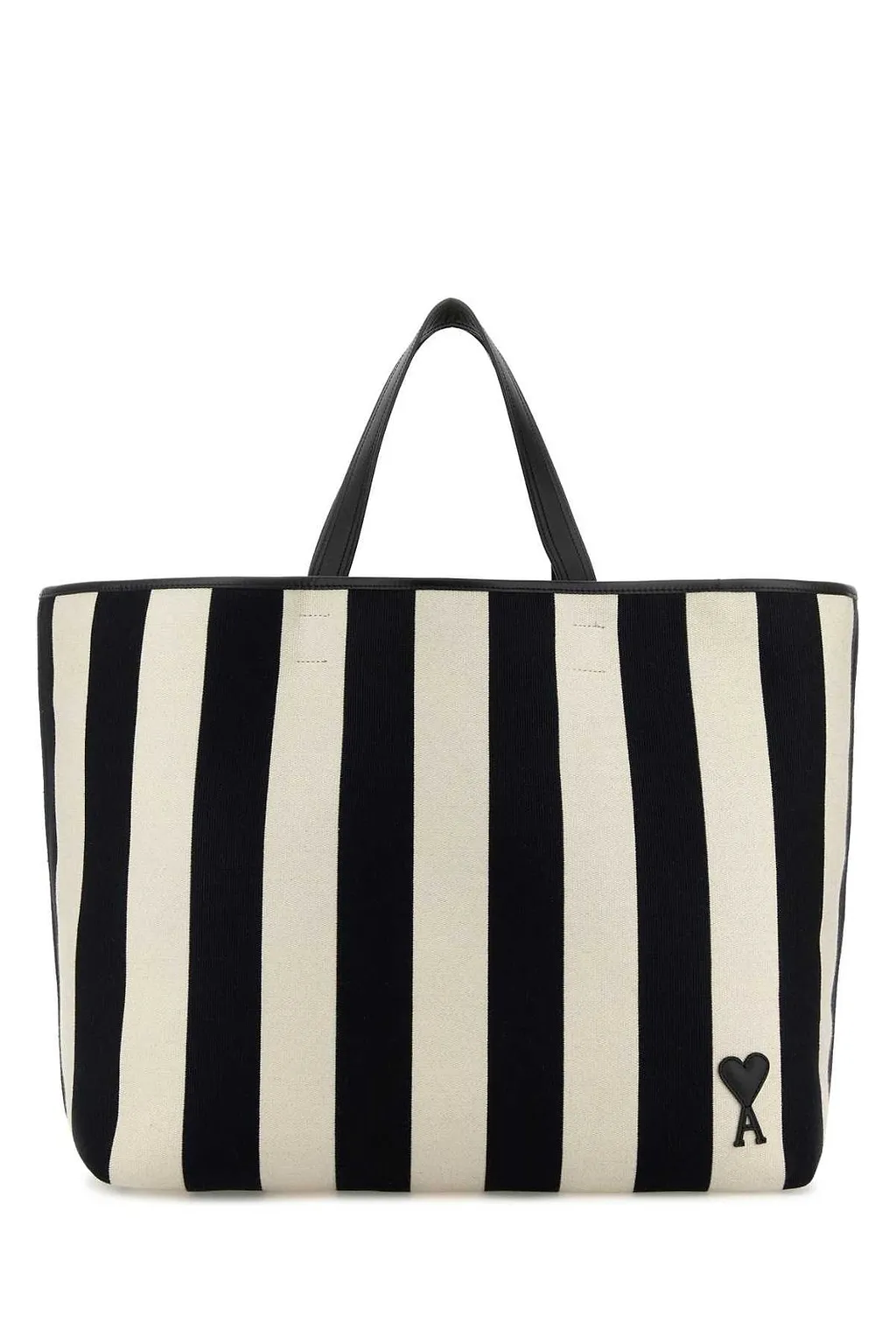 Ami Ami De Coeur Striped Tote Bag