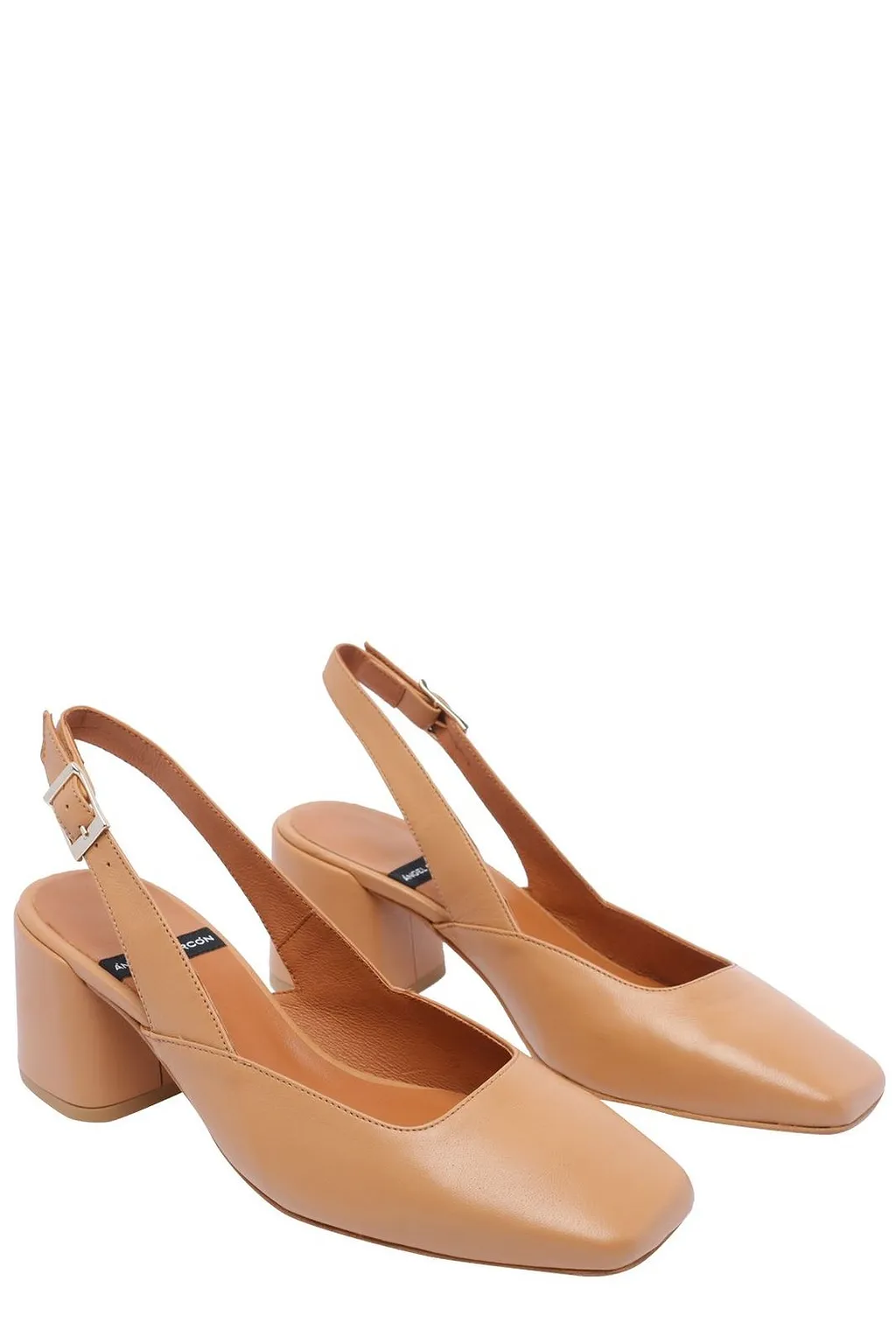 Angel Alarcon Slingback Block Heel Pumps