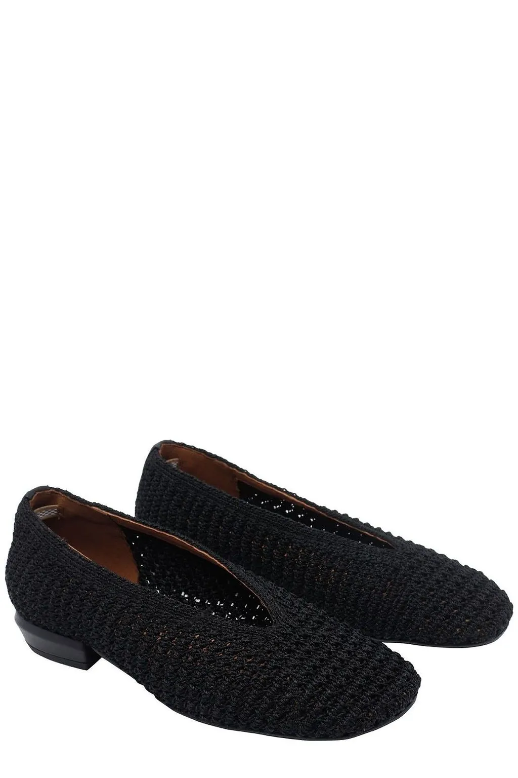 Angel Alarcon Woven Ballet Flat Shoes