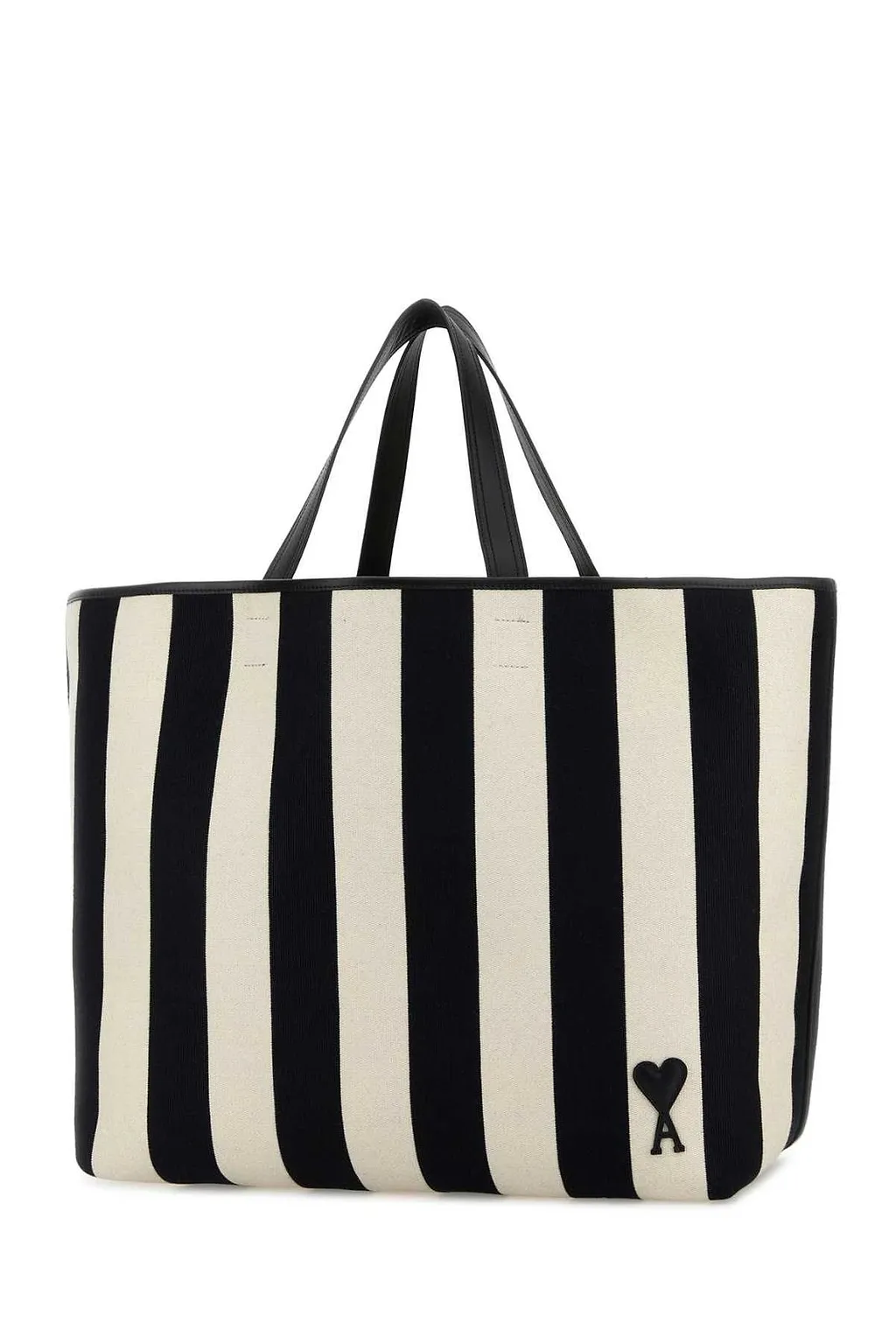 Ami Ami De Coeur Striped Tote Bag