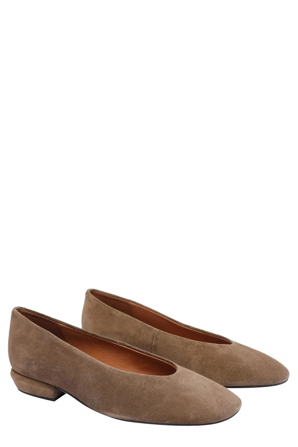 Angel Alarcon Round Toe Slip-On Pumps
