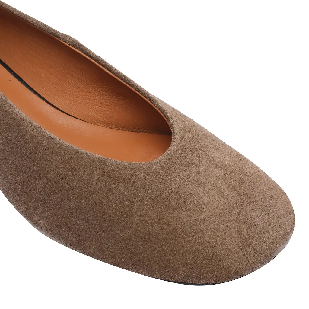 Angel Alarcon Round Toe Slip-On Pumps