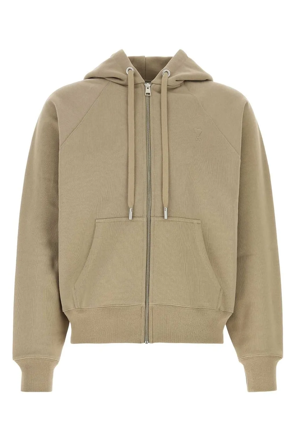 Ami Ami De Coeur Zip-Up Drawstring Hoodie