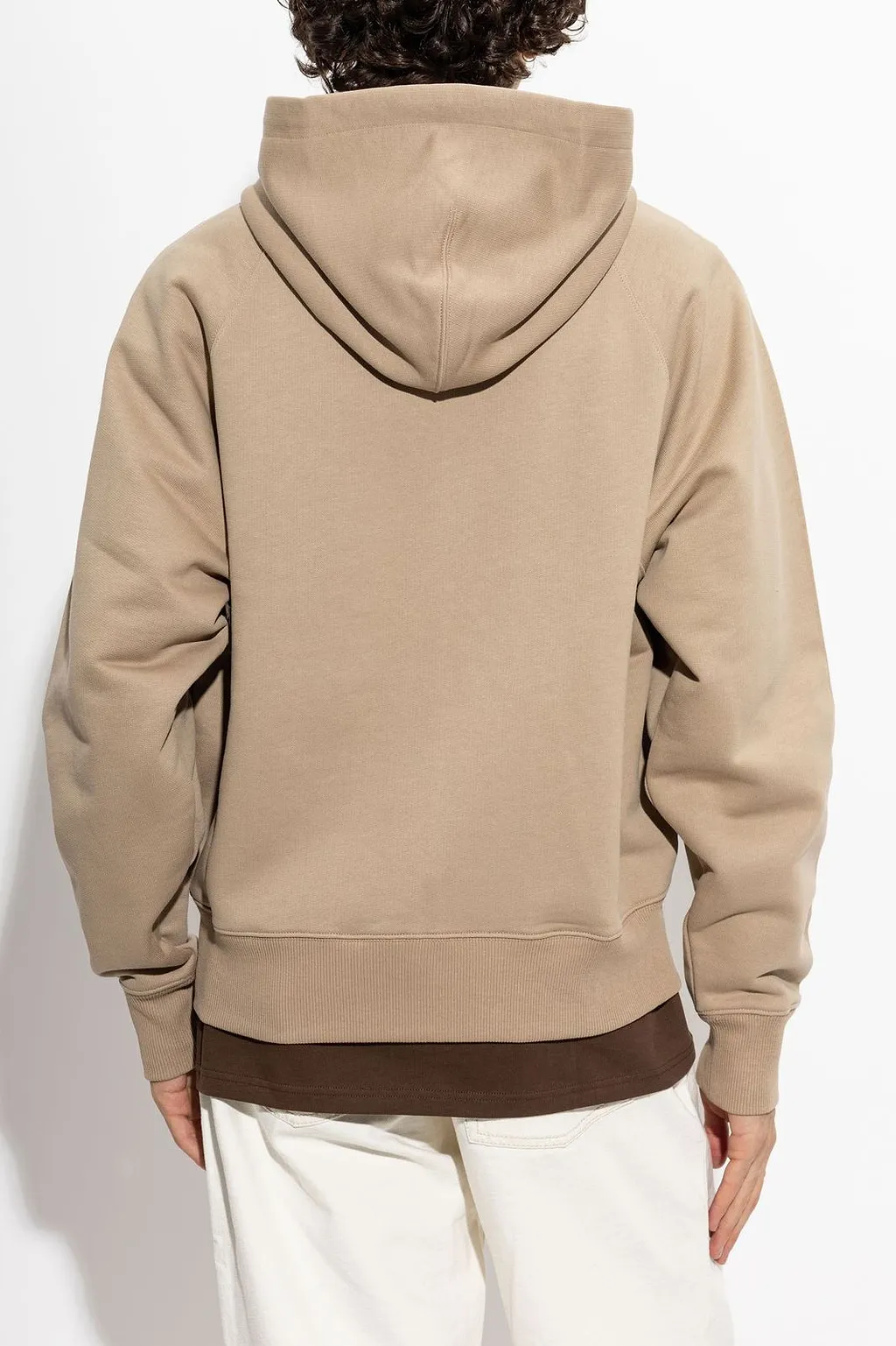 Ami Ami De Coeur Zip-Up Drawstring Hoodie