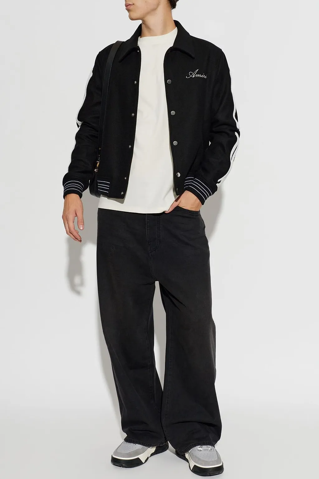 Amiri Logo Embroidered Bones Jacket