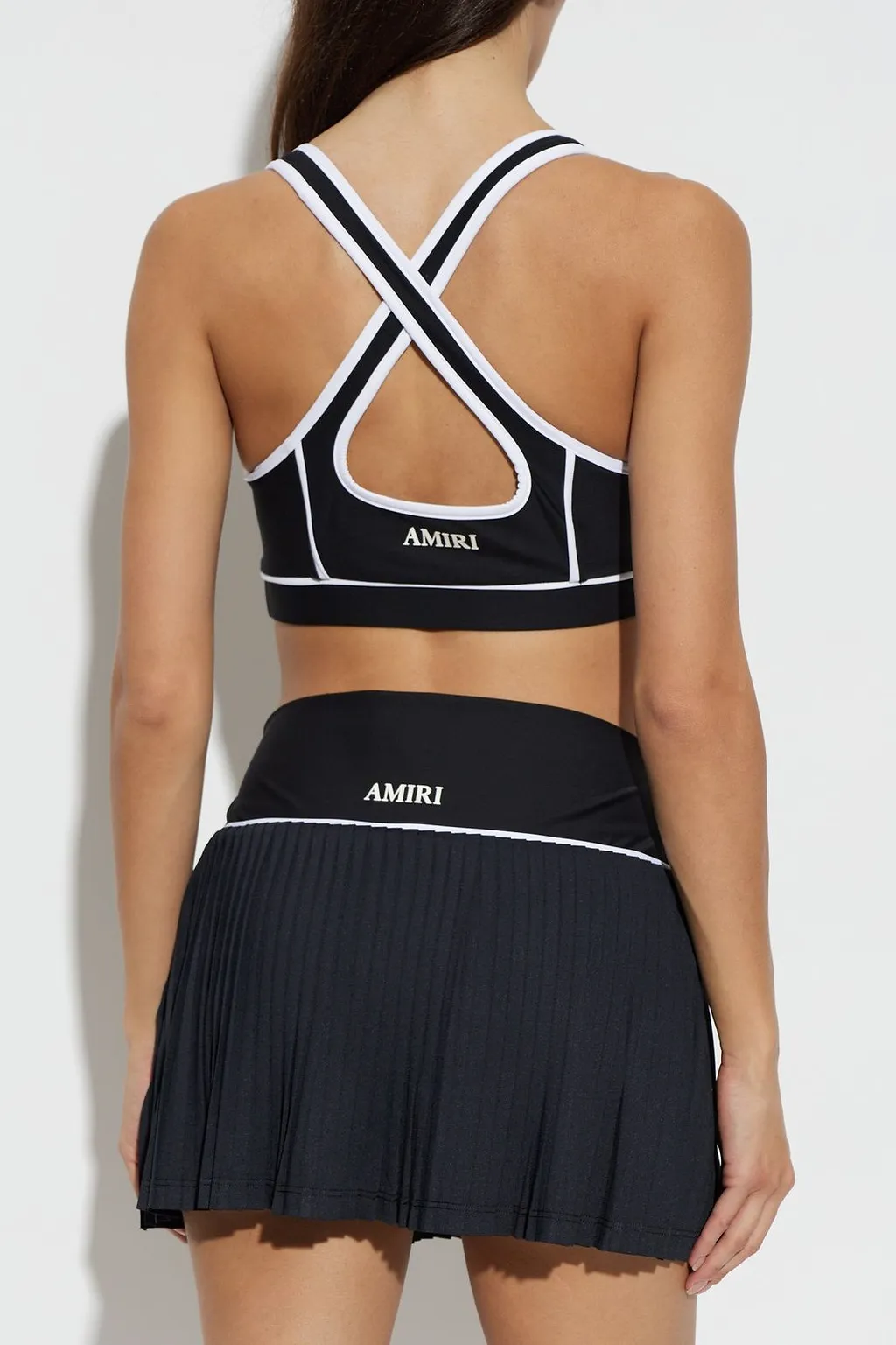 Amiri Logo Trim Performance Bra