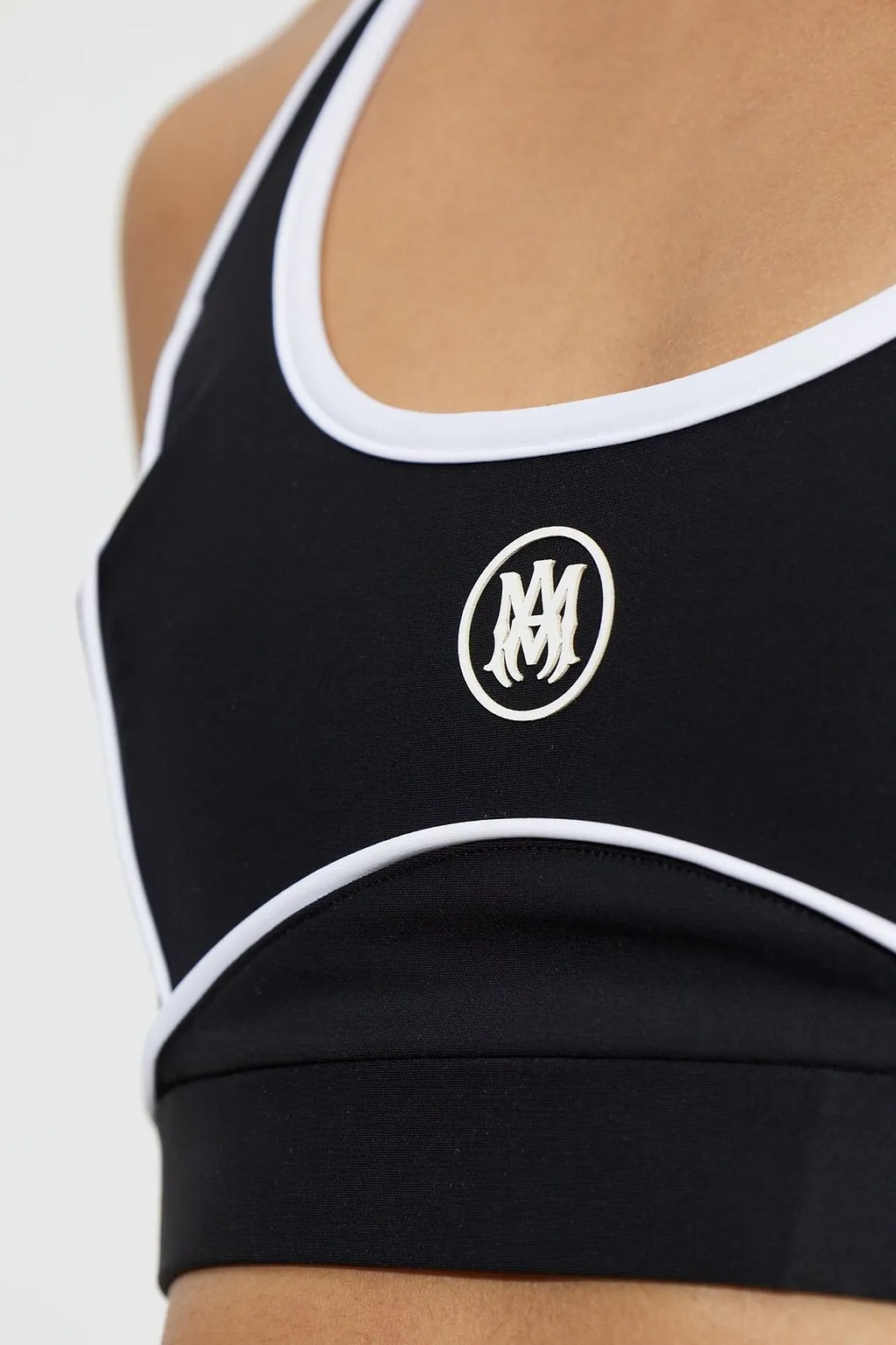 Amiri Logo Trim Performance Bra