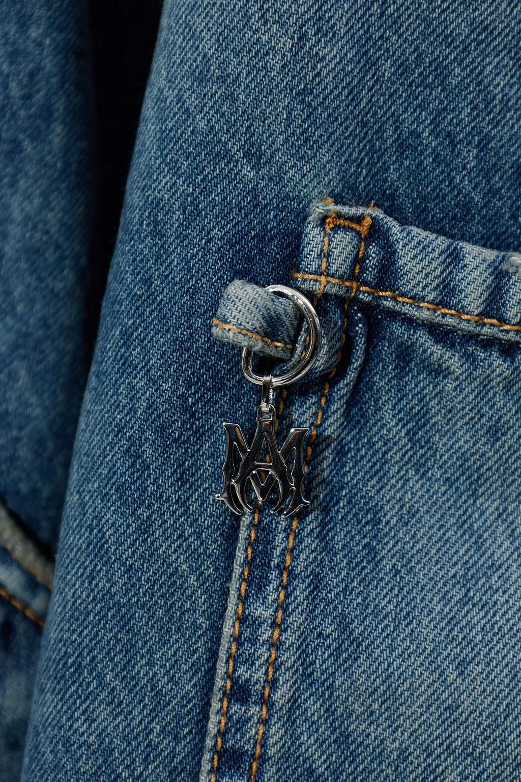 Amiri Long Sleeved Denim Jacket