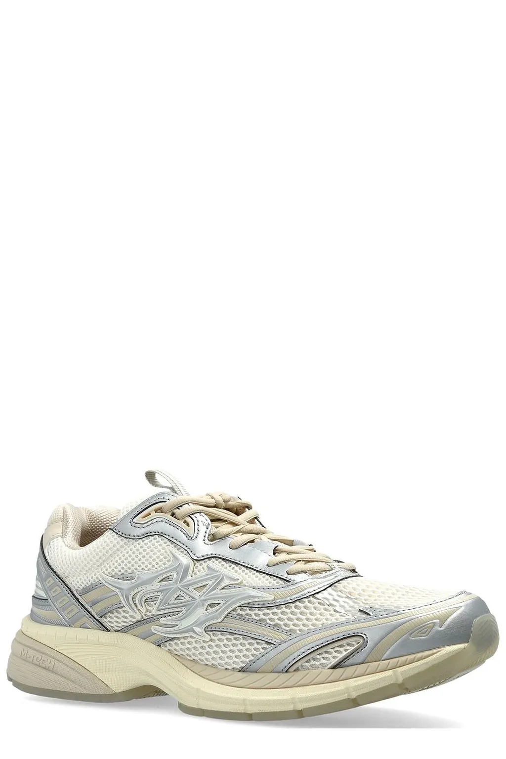 Amiri M Tech Metallic Low-Top Sneakers