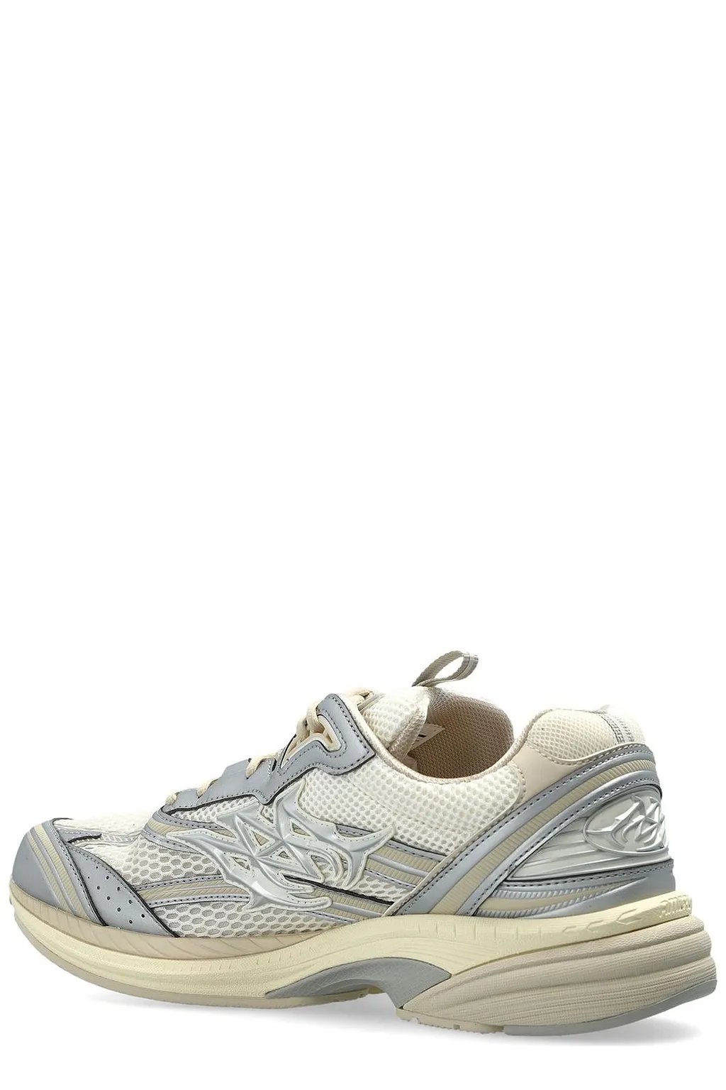 Amiri M Tech Metallic Low-Top Sneakers
