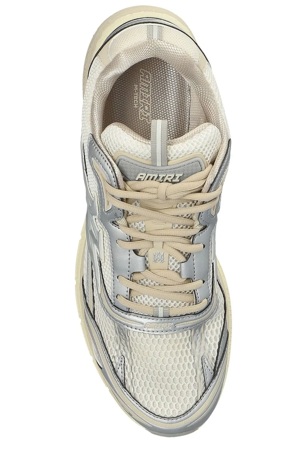 Amiri M Tech Metallic Low-Top Sneakers