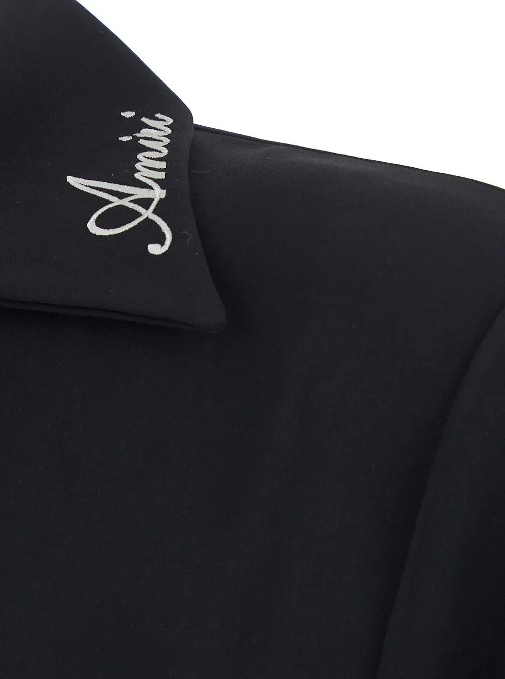 Amiri Ma Logo Embroidered Short-Sleeved Shirt
