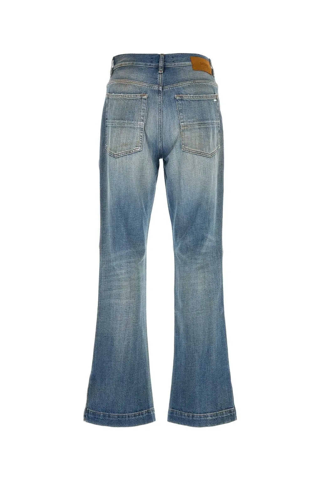 Amiri Mx1 Distressed Flared Jeans