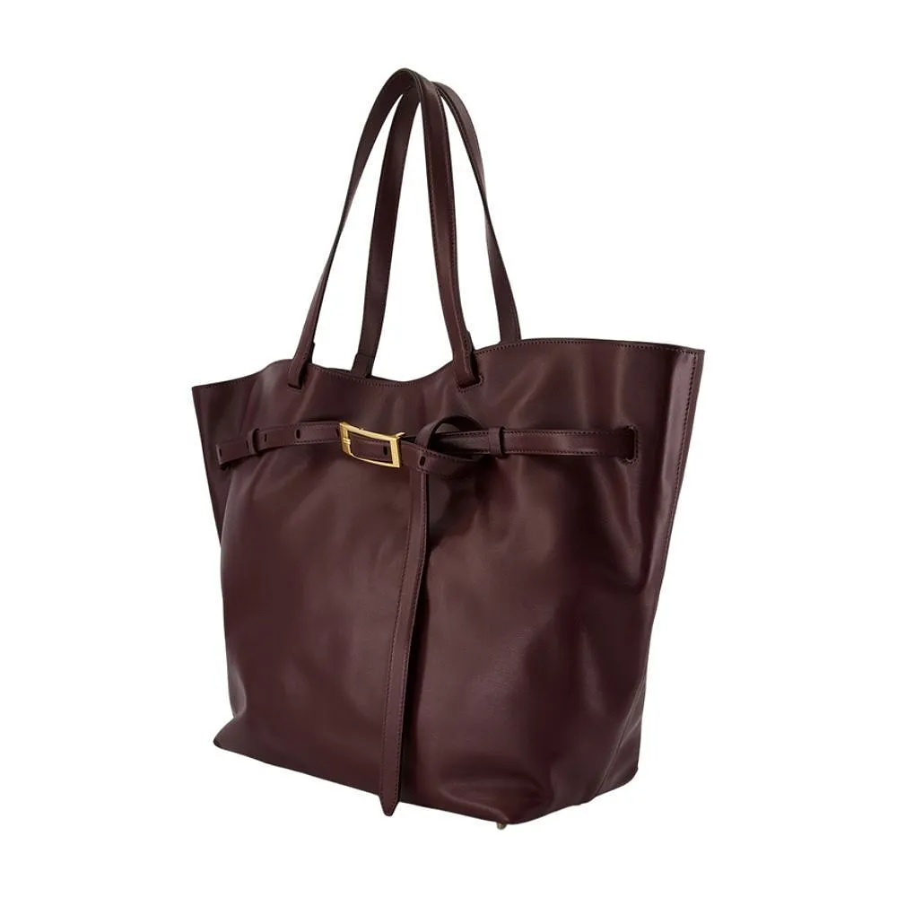 Anine Bing Elly Small Leather Tote Bag