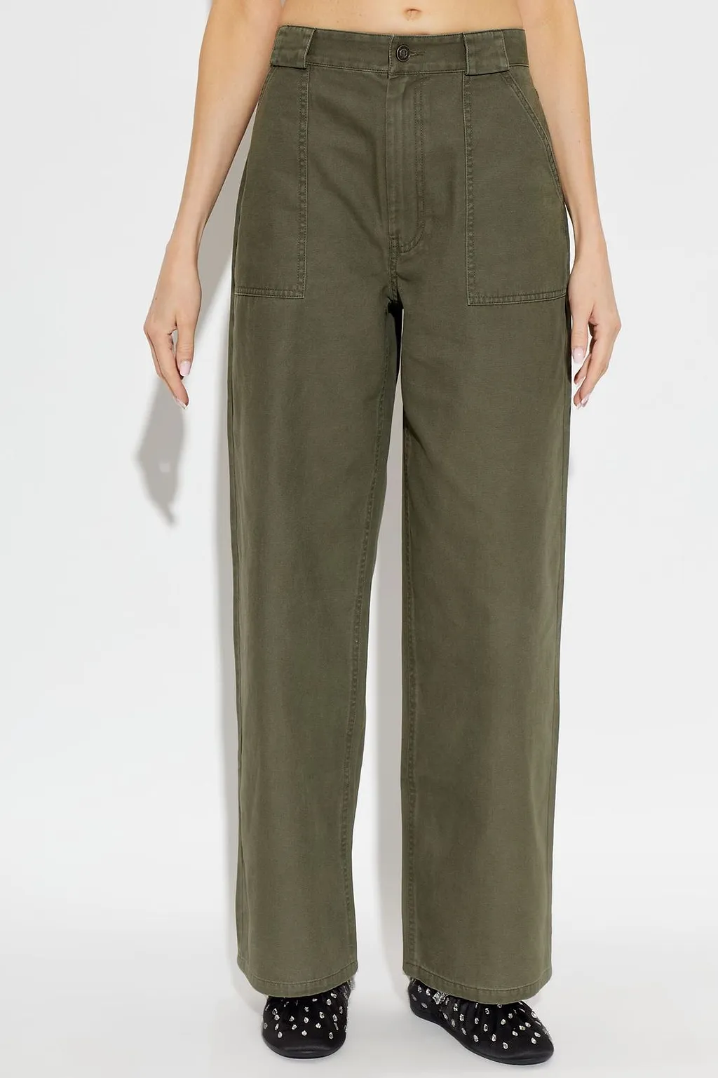 Anine Bing Grayson Wide-Leg Pants
