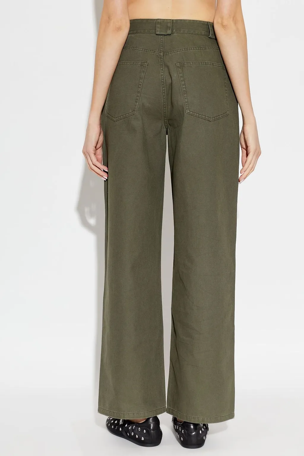 Anine Bing Grayson Wide-Leg Pants