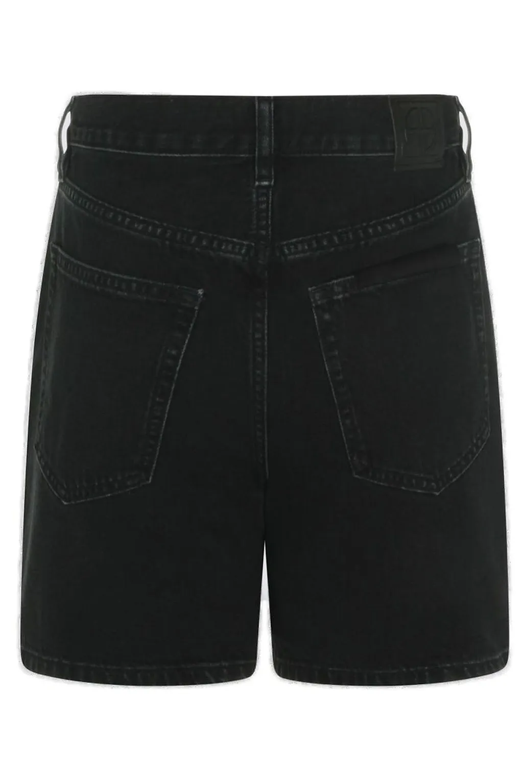 Anine Bing High-Waist Denim Shorts