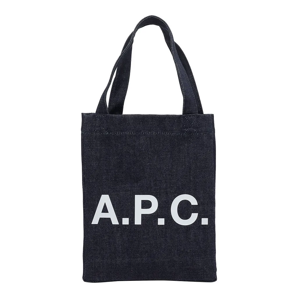 A.P.C. Ninon Logo Printed Small Tote Bag