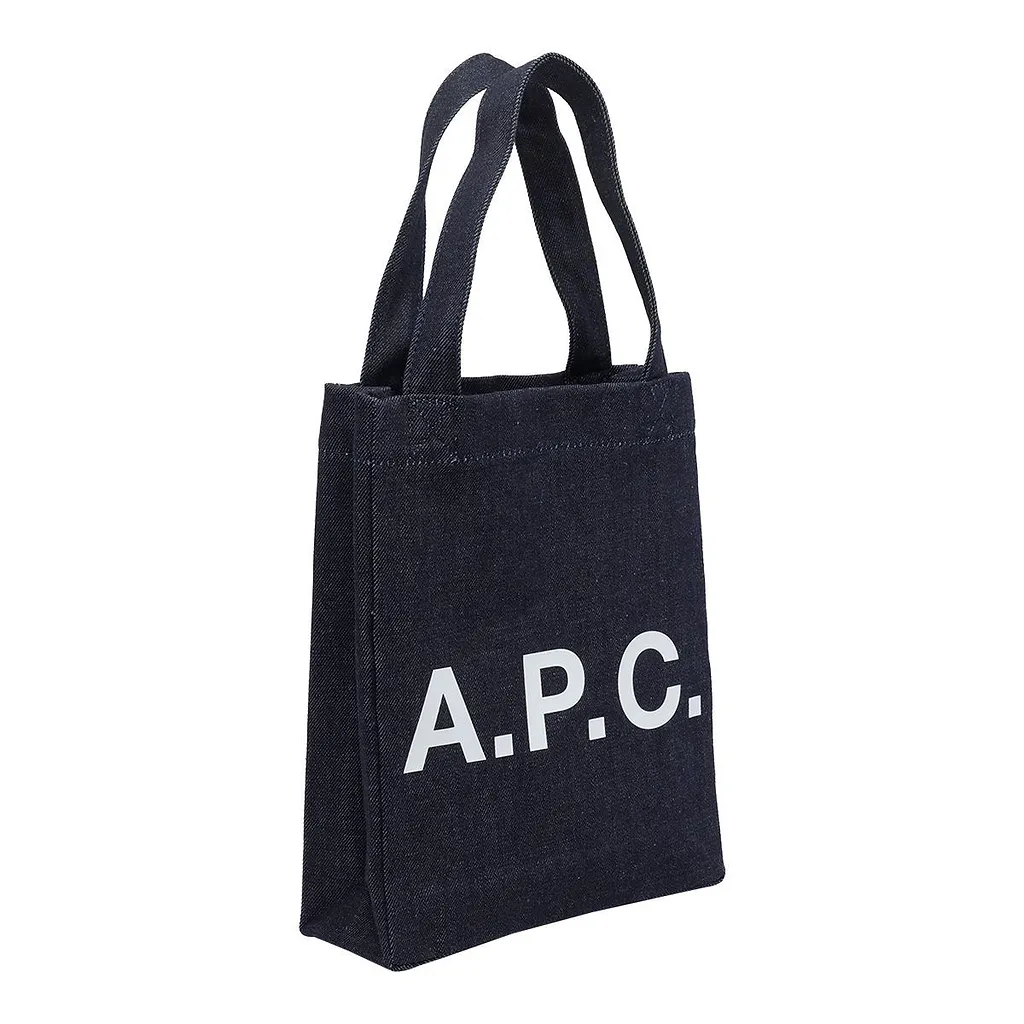 A.P.C. Ninon Logo Printed Small Tote Bag