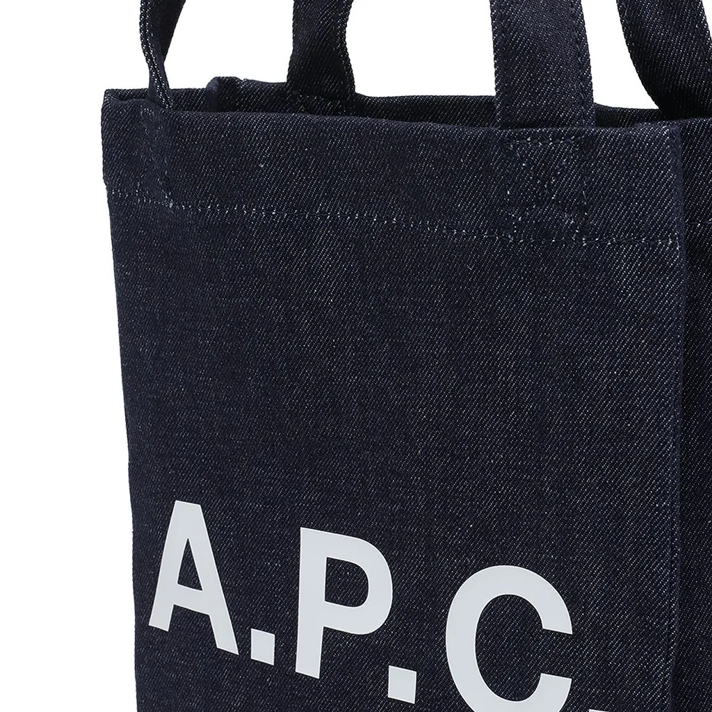 A.P.C. Ninon Logo Printed Small Tote Bag