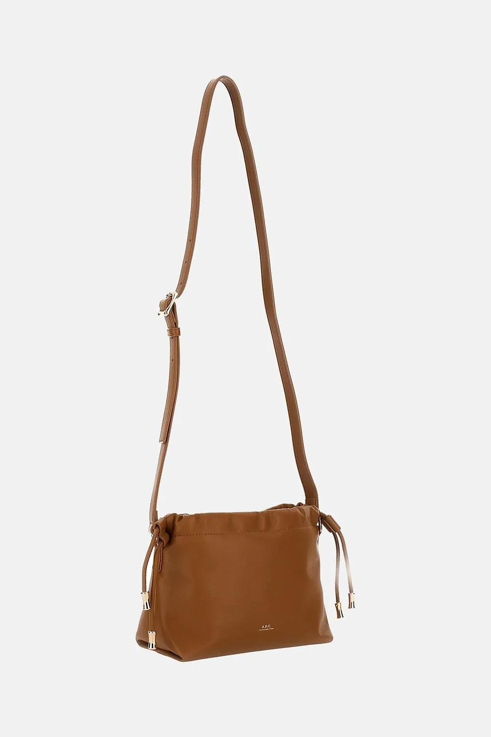 A.P.C. Ninon Logo Embossed Mini Shoulder Bag