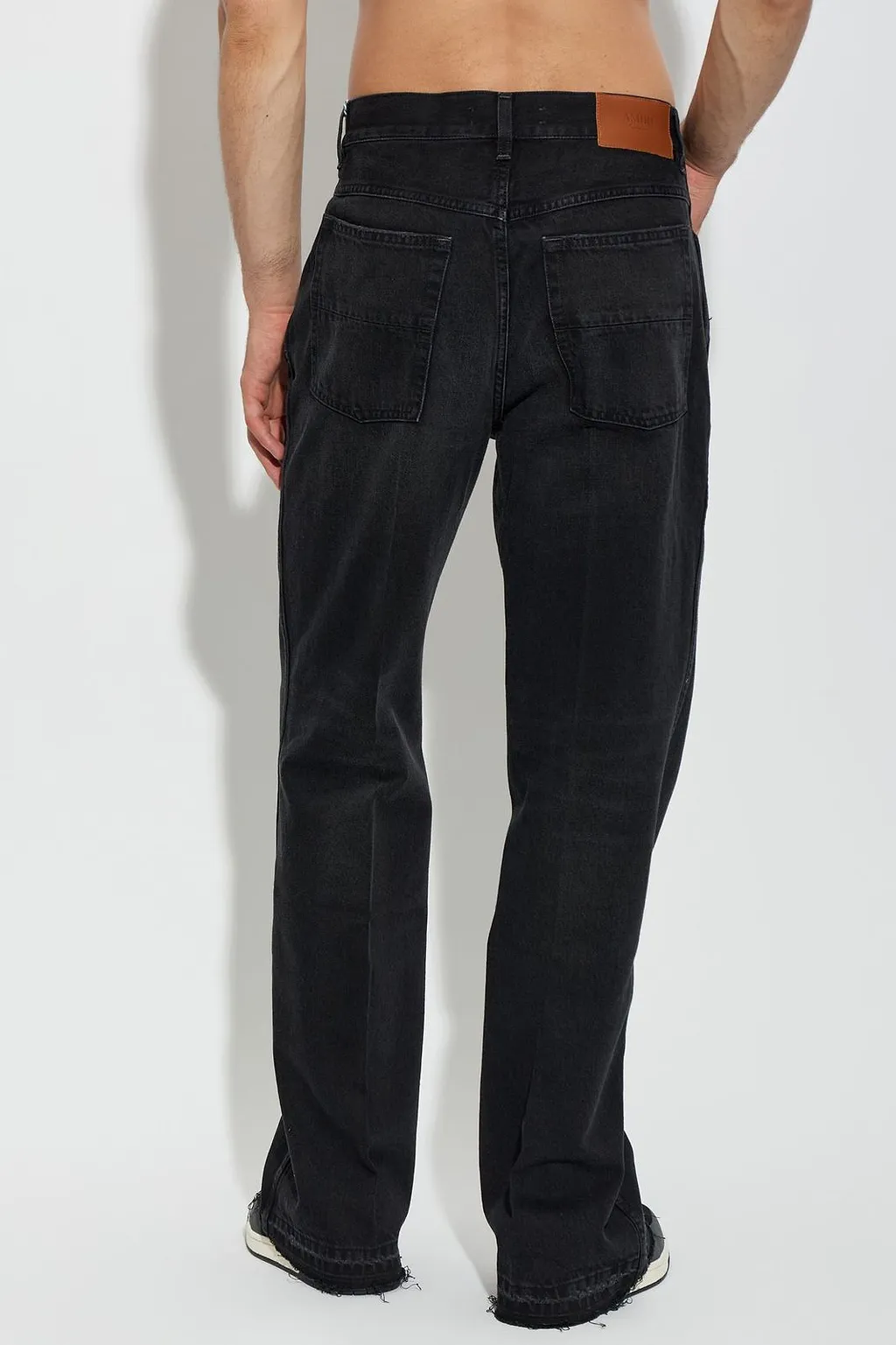 Amiri Raw Hem Straight Jeans