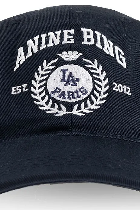 Anine Bing Jeremy Embroidered Baseball Cap
