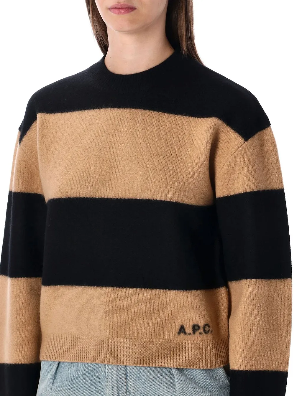 A.P.C. Penny Knitted Stripped Jumper
