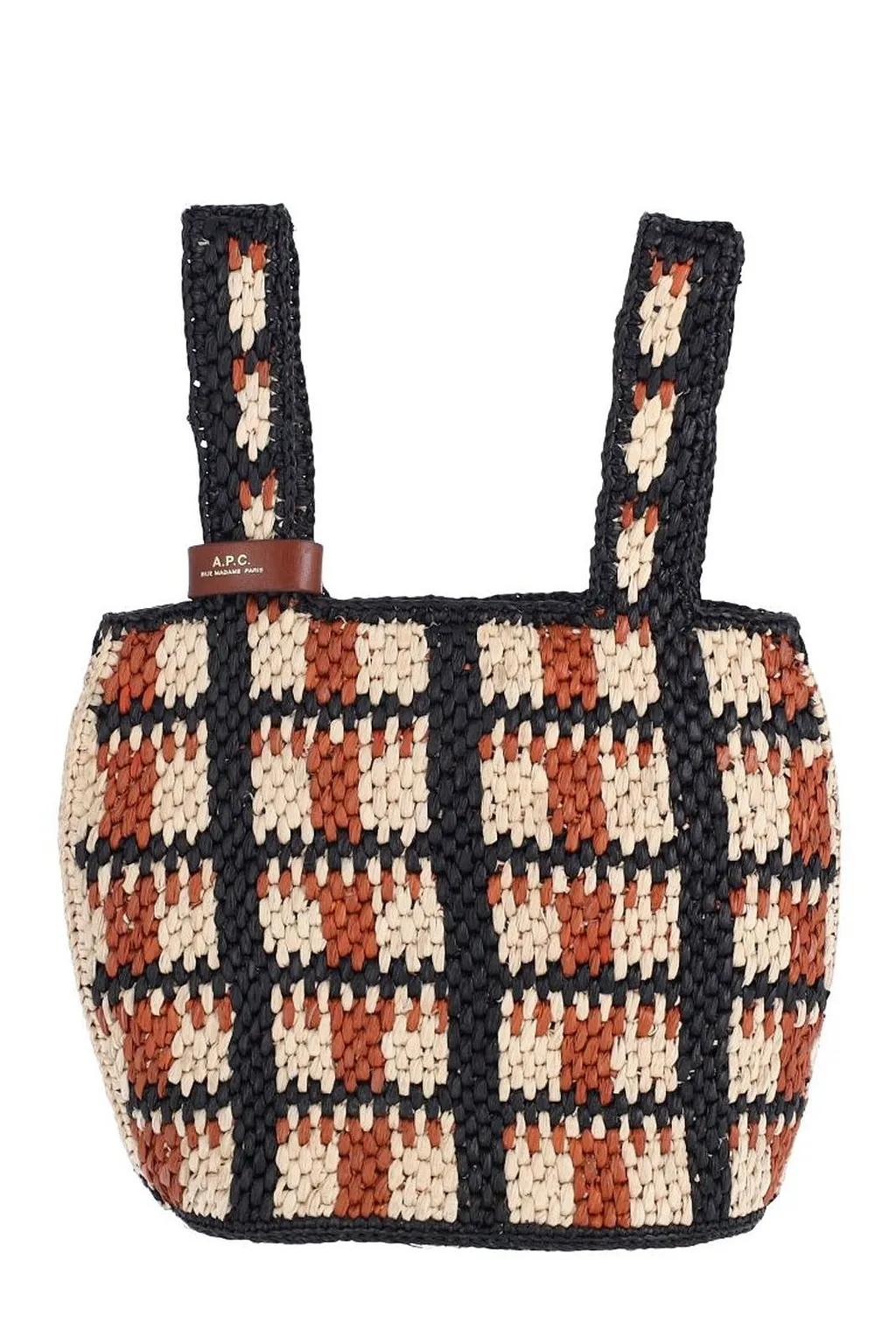 A.P.C. Pecan Woven Tote Bag