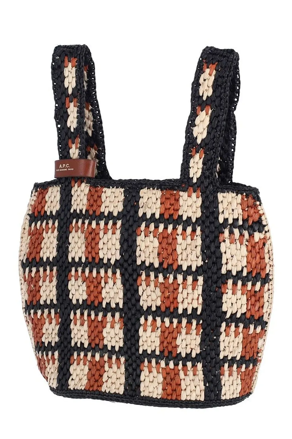A.P.C. Pecan Woven Tote Bag