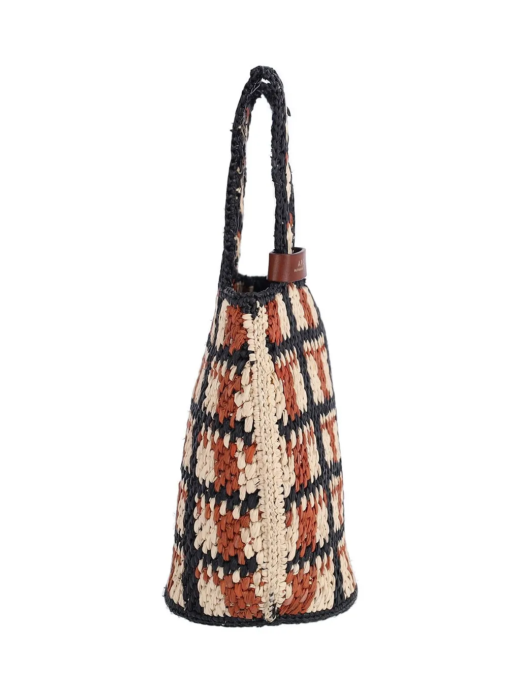A.P.C. Pecan Woven Tote Bag