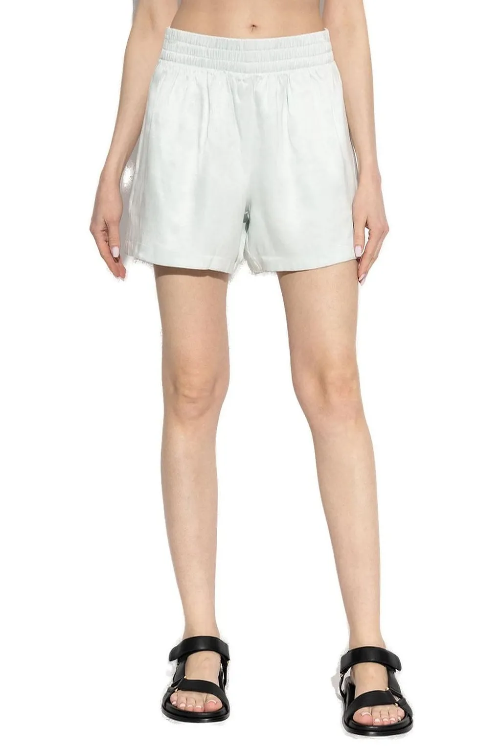 Anine Bing Kam Elastic-Waist Shorts
