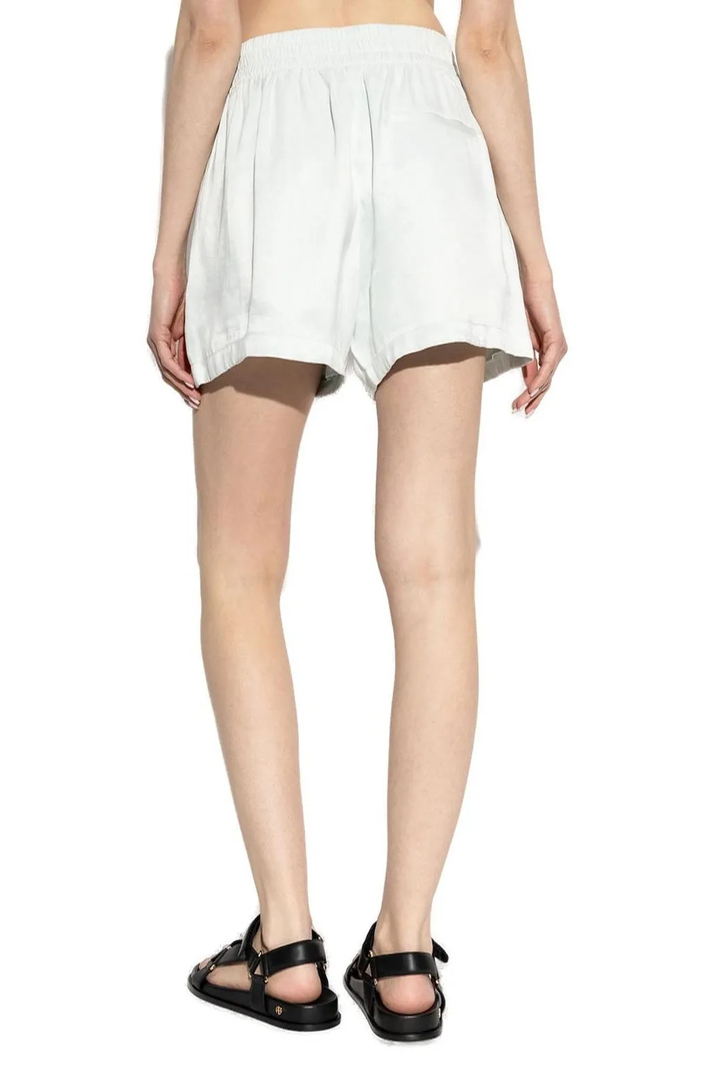 Anine Bing Kam Elastic-Waist Shorts
