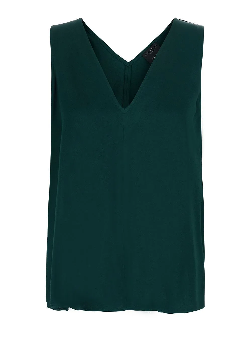 Antonelli Bergamo Satin Sleeveless Top