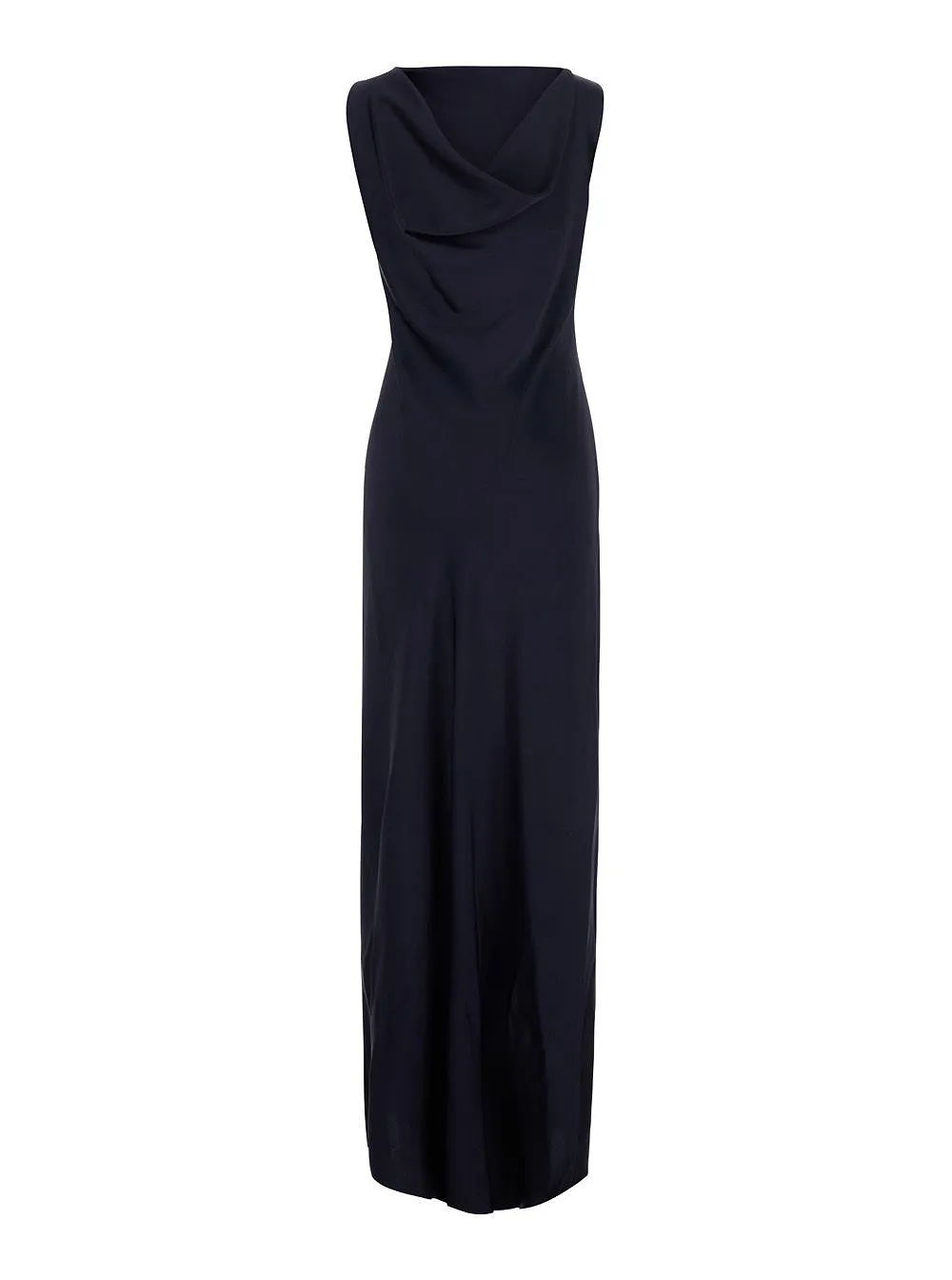 Antonelli Draped-Neck Long Dress