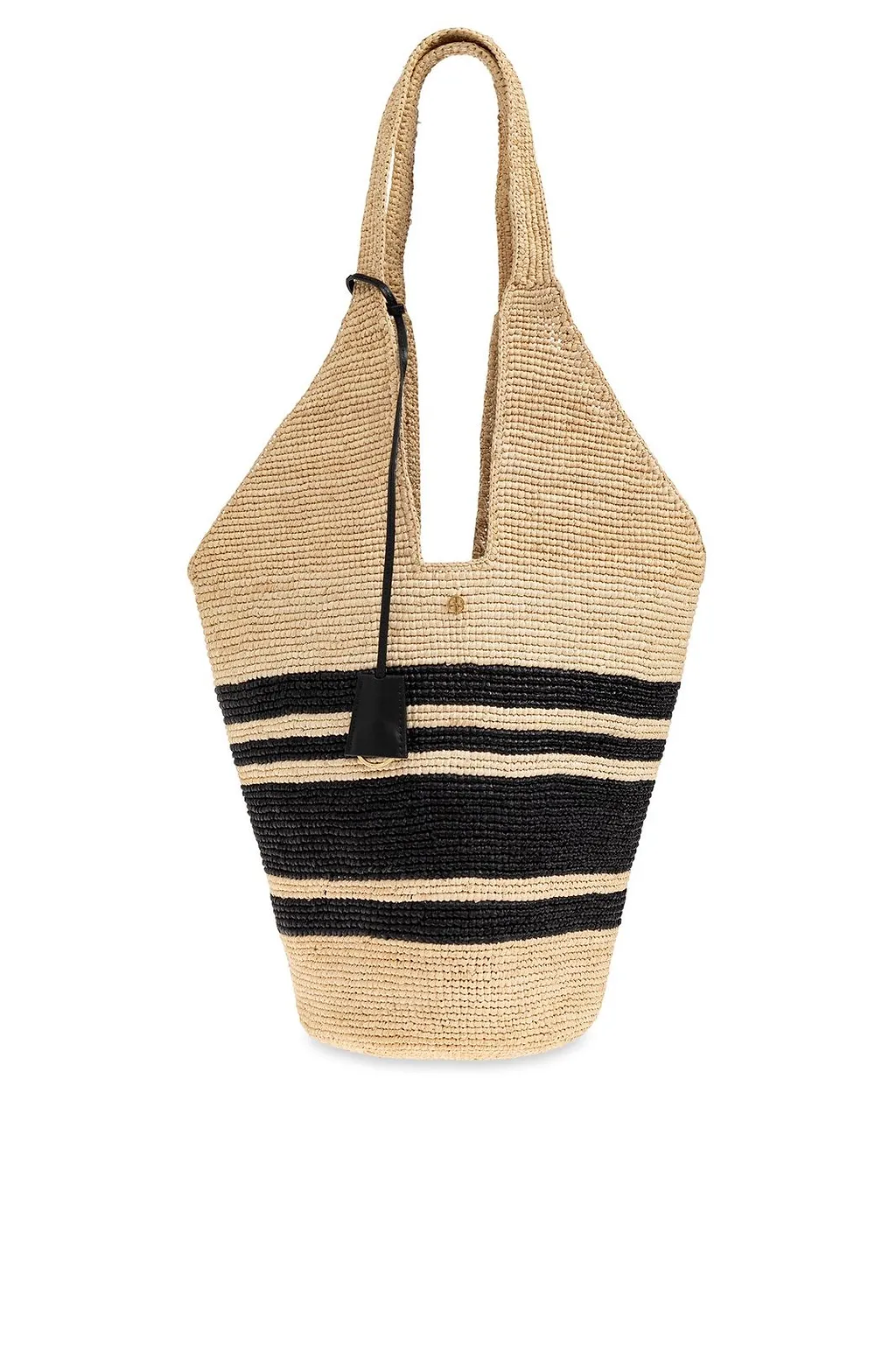 Anine Bing Leah Striped Top Handle Bag