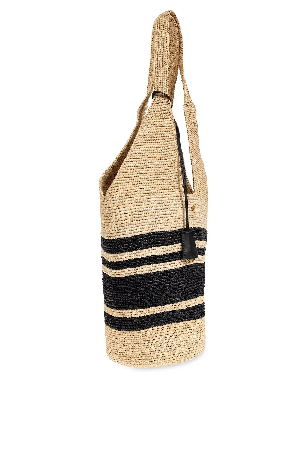 Anine Bing Leah Striped Top Handle Bag