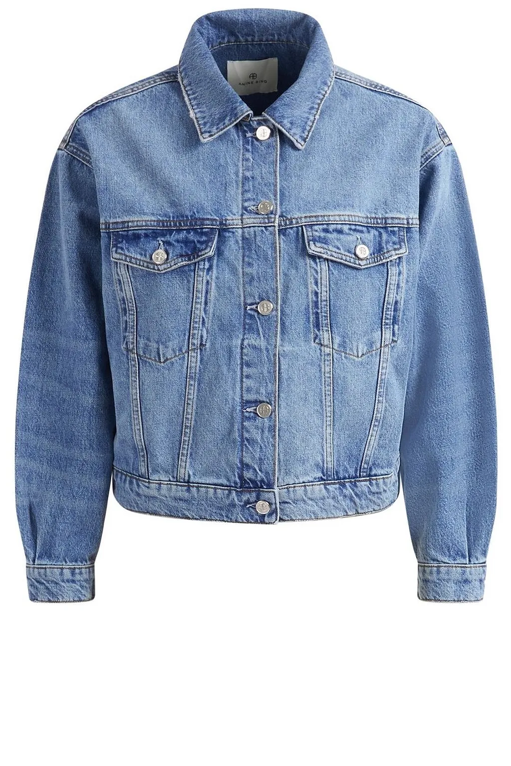 Anine Bing Long-Sleeved Denim Jacket
