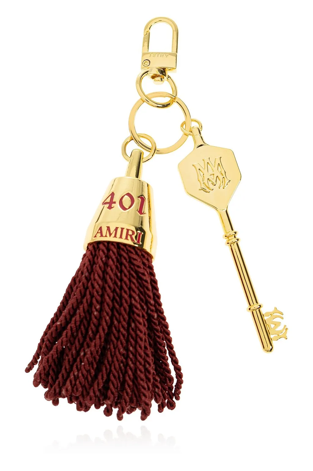 Amiri Tassel Ring Key-Charm Keyring