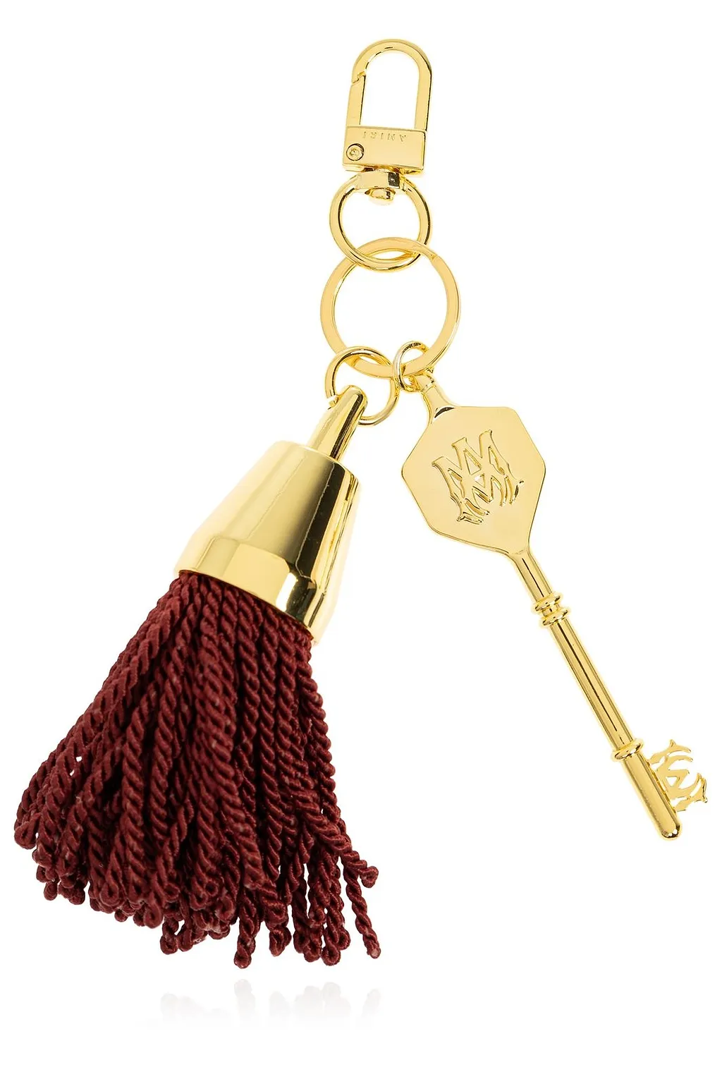 Amiri Tassel Ring Key-Charm Keyring