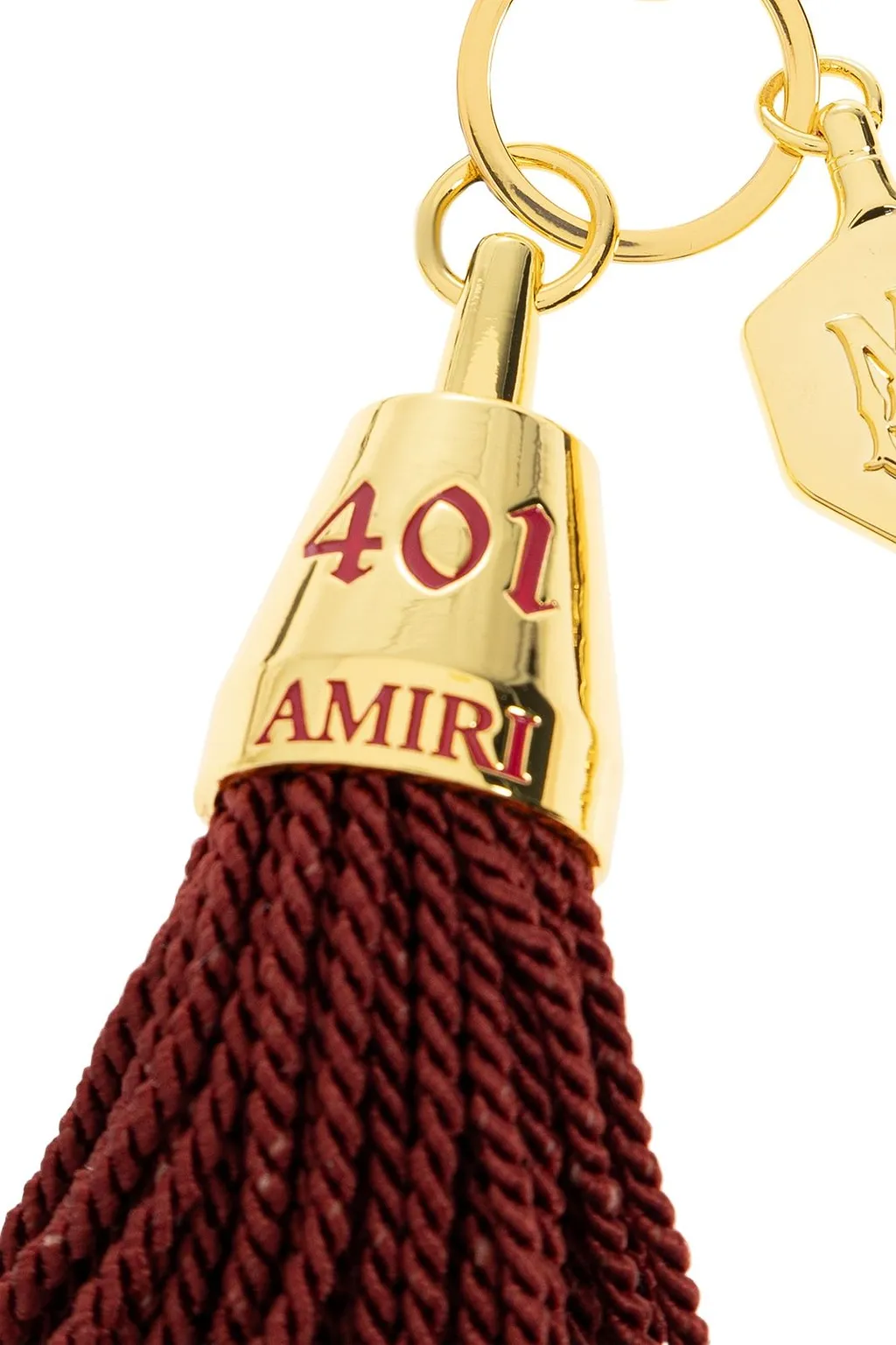 Amiri Tassel Ring Key-Charm Keyring