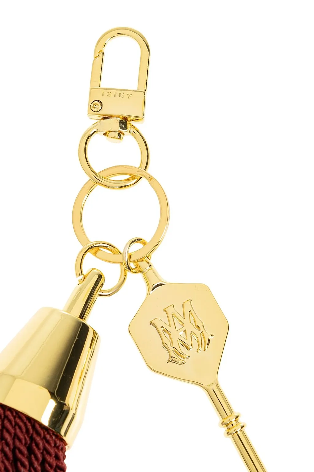 Amiri Tassel Ring Key-Charm Keyring